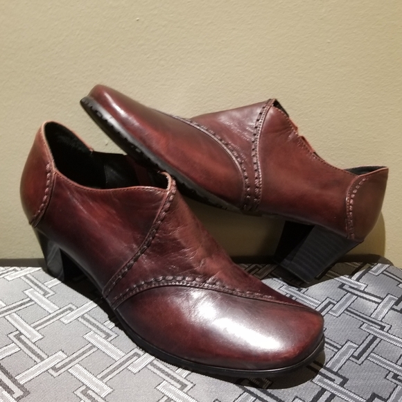 CANAL GRANDE Oxblood Leather Ankle Boots (Size 8) - Picture 4 of 16
